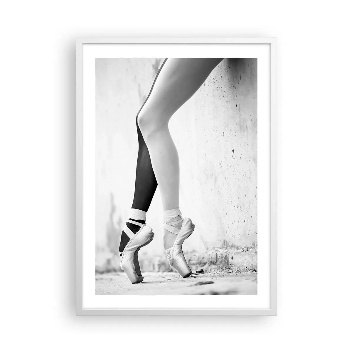Poster in cornice bianca - Ballerina, voilà! - 50x70 cm
