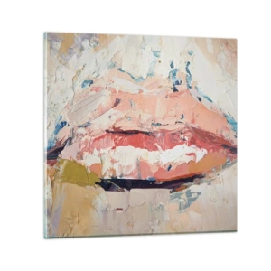 Quadro su vetro - Risveglia i sensi - 40x40 cm