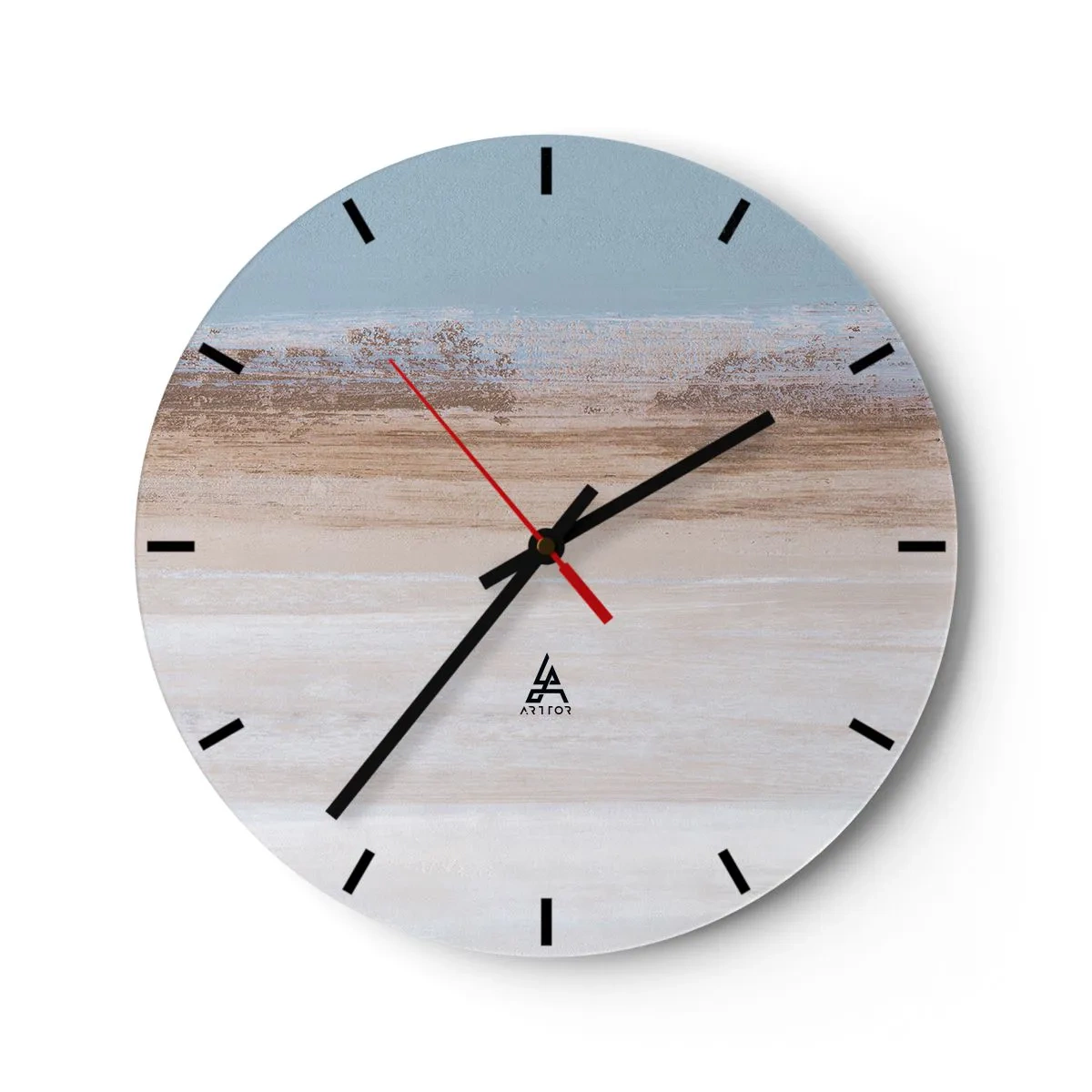 Orologio da parete - Orologio in Vetro - Paesaggio incerto - 40x40 cm