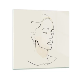 Quadro su vetro - Linea sicura - 30x30 cm