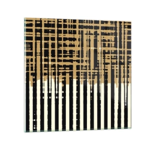 Quadro su vetro - Astrazione architettonica - 60x60 cm