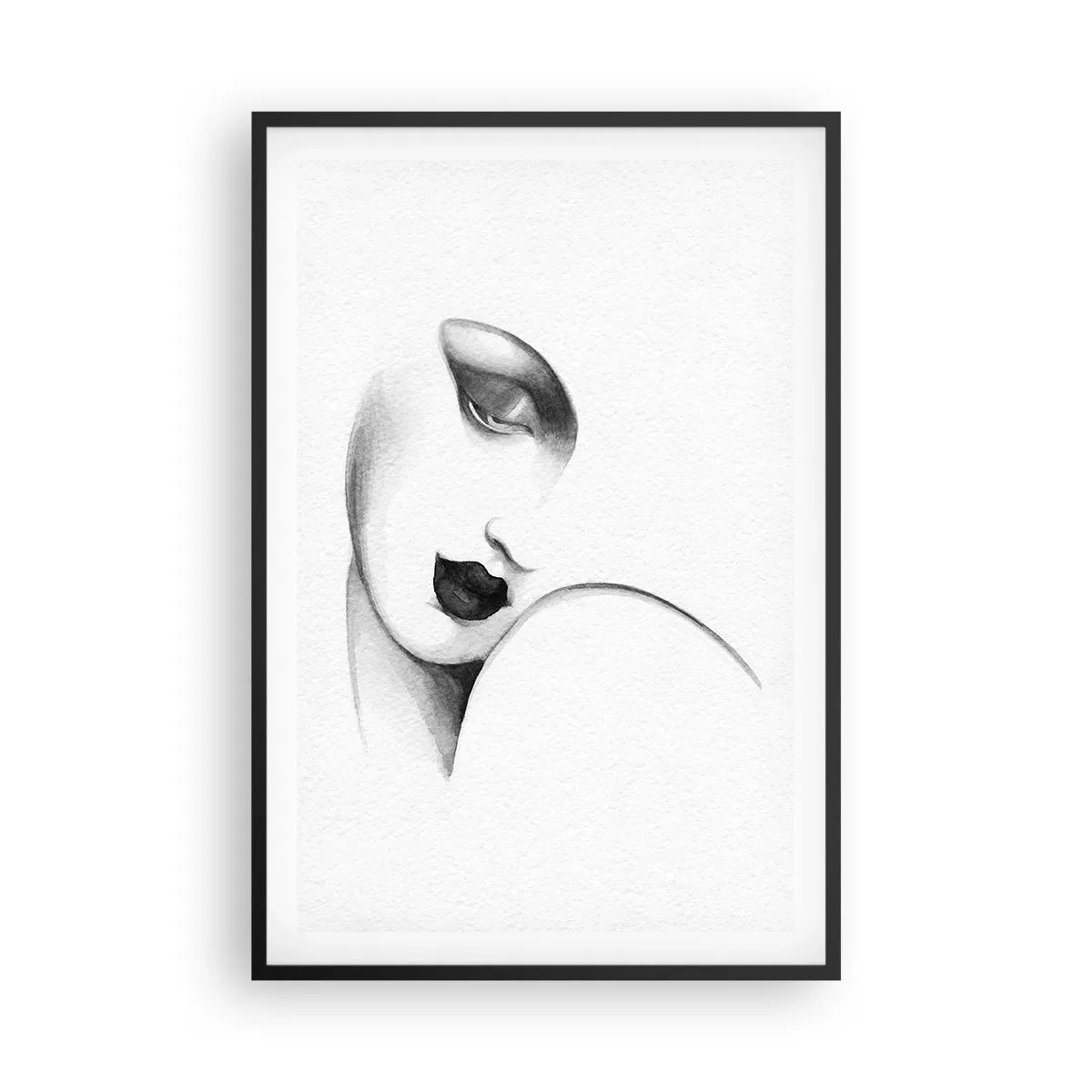 Poster in cornice nera - Nello stile di Lempicka - 61x91 cm