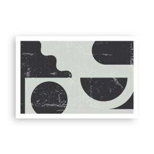 Poster - Composizione sopra e sotto - 91x61 cm