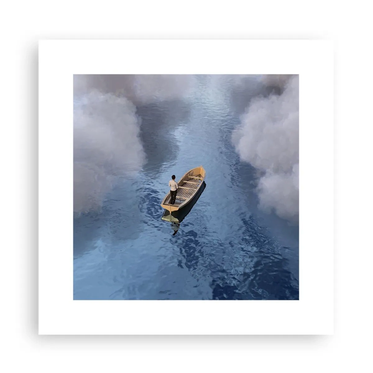 Poster - Vita - viaggio - incertezza  - 30x30 cm