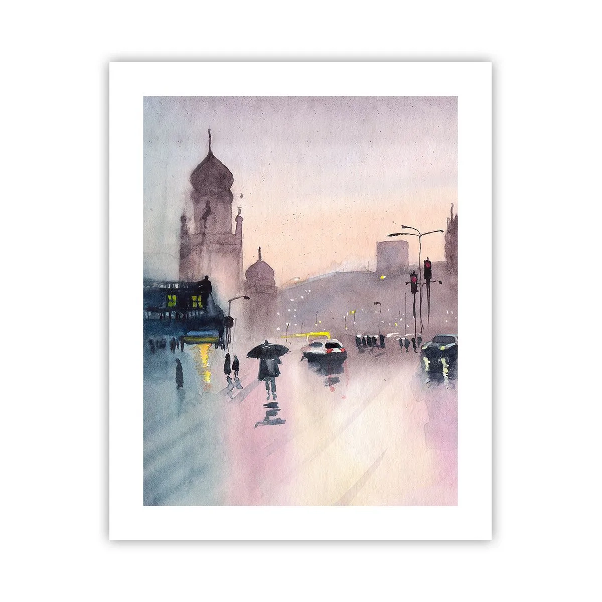 Poster - Nella nebbia piovigginosa - 40x50 cm