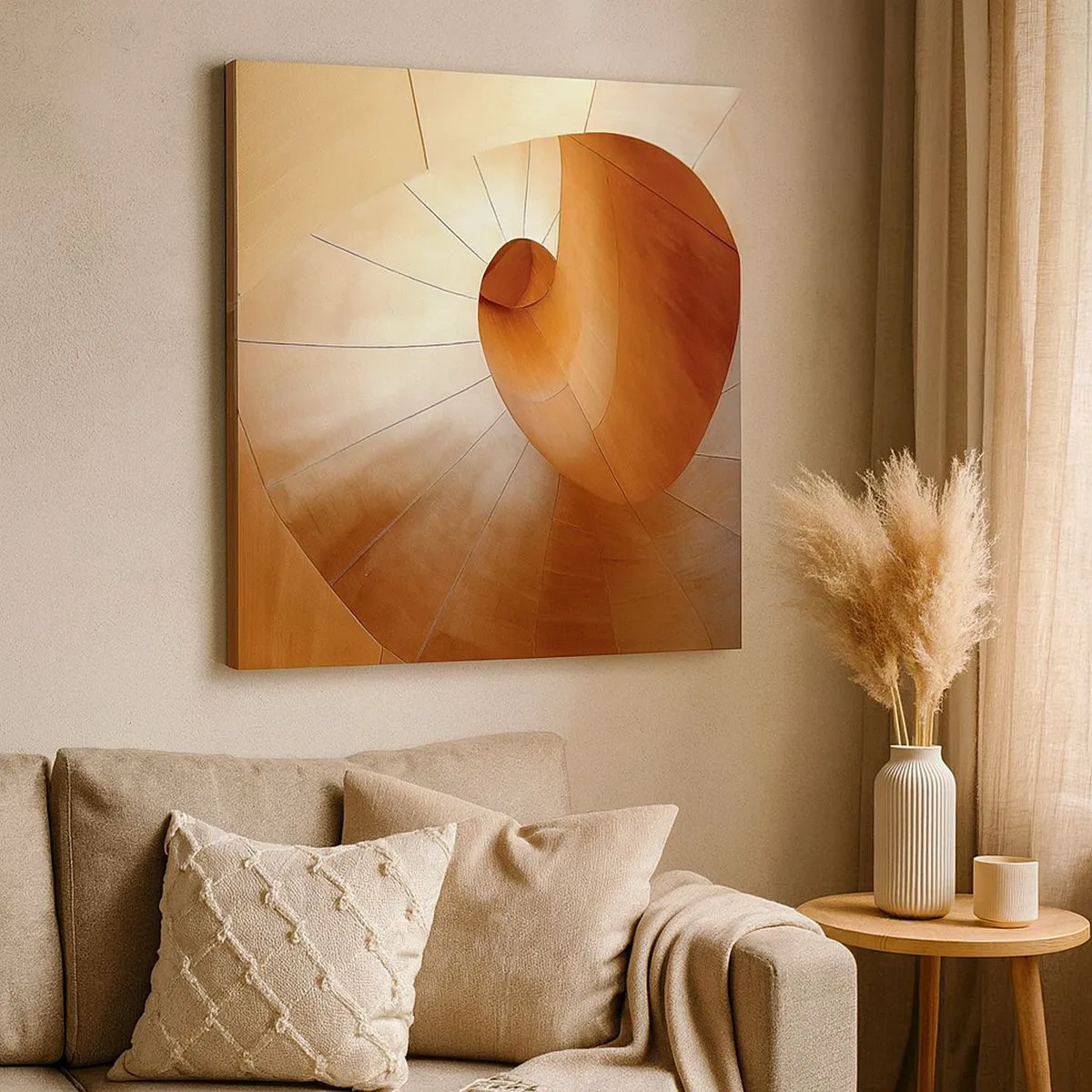 Quadro su tela - Stampe su Tela - Serpentina architettonica - 30x30 cm