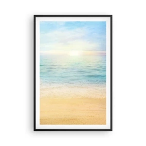 Poster in cornice nera - Il grande blu - 61x91 cm