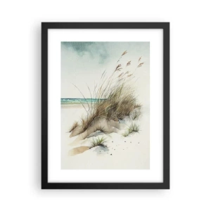 Poster in cornice nera - Avvolti dalla sabbia - 30x40 cm