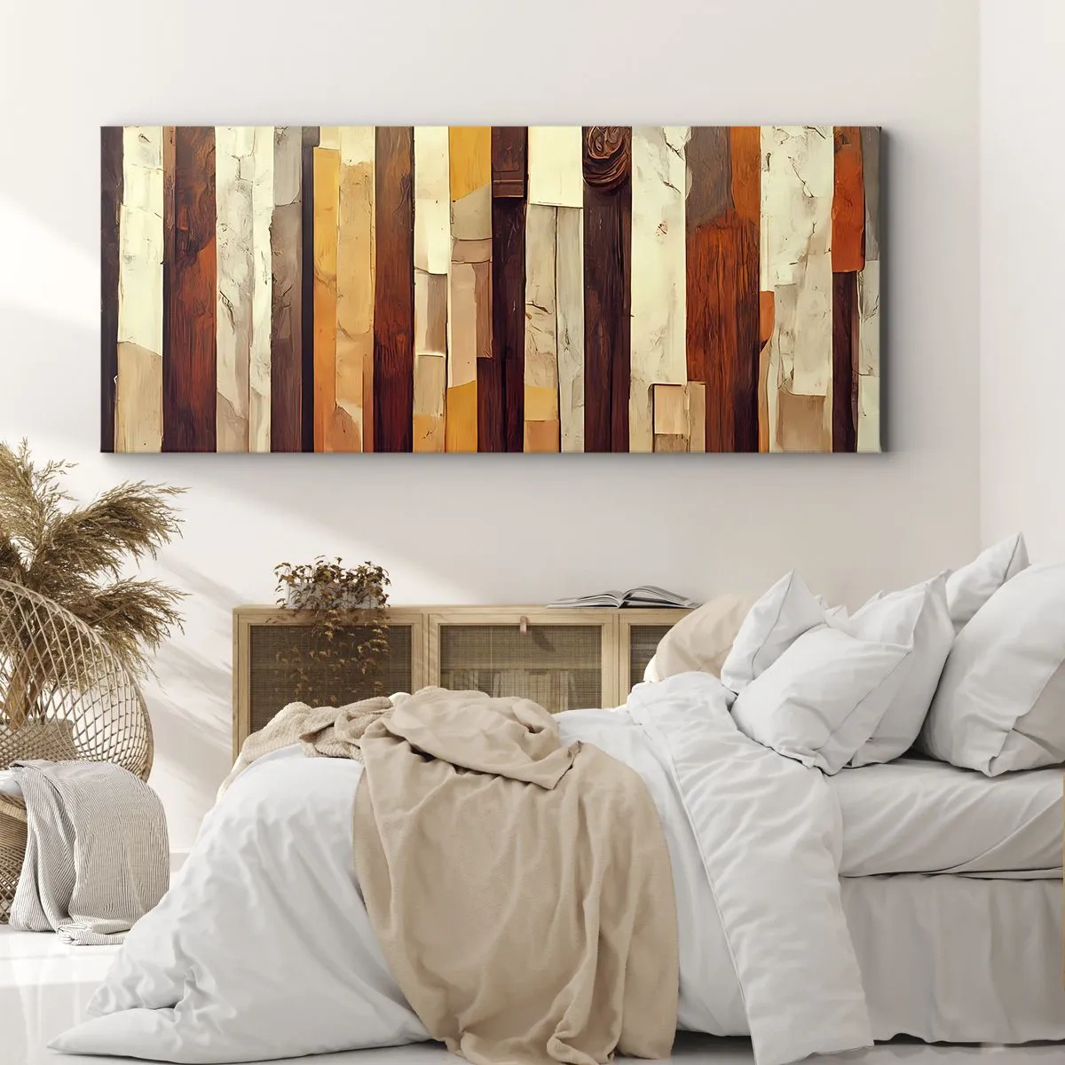Quadro su tela - Stampe su Tela - L'inno dei legni boschivi - 90x30 cm