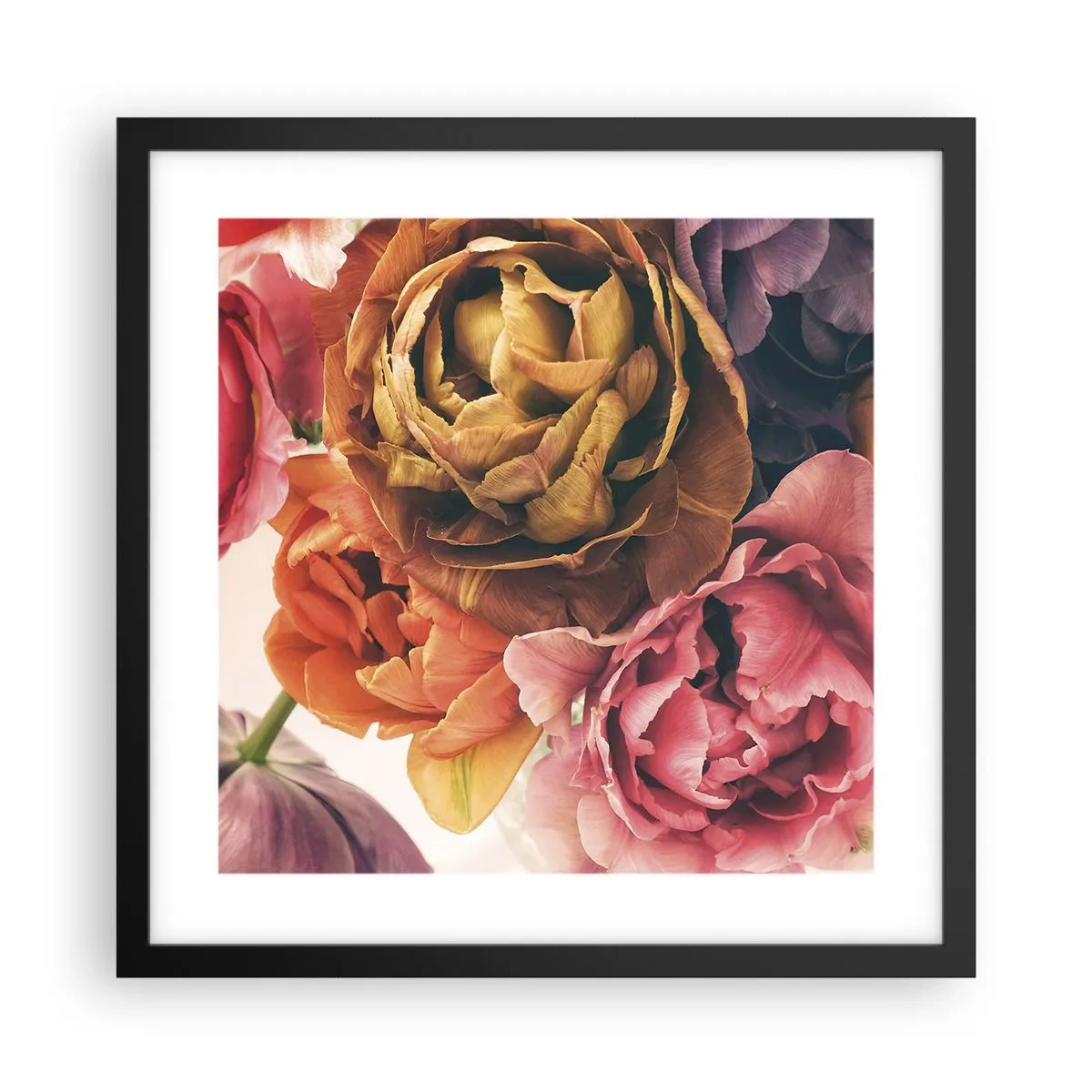 Poster in cornice nera - La festa della vita - 40x40 cm