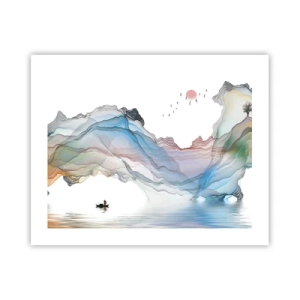 Poster - Verso i monti di cristallo - 50x40 cm