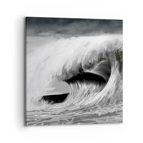 Quadro su tela - Stampe su Tela - La furia dell'oceano - 70x70 cm
