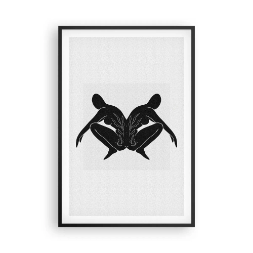 Poster in cornice nera - Anima comune - 61x91 cm