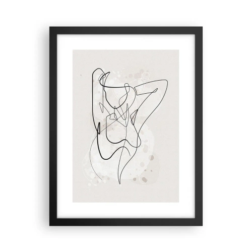 Poster in cornice nera - L'arte della seduzione - 30x40 cm