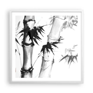 Poster in cornice bianca - Particolare d'oriente - 60x60 cm