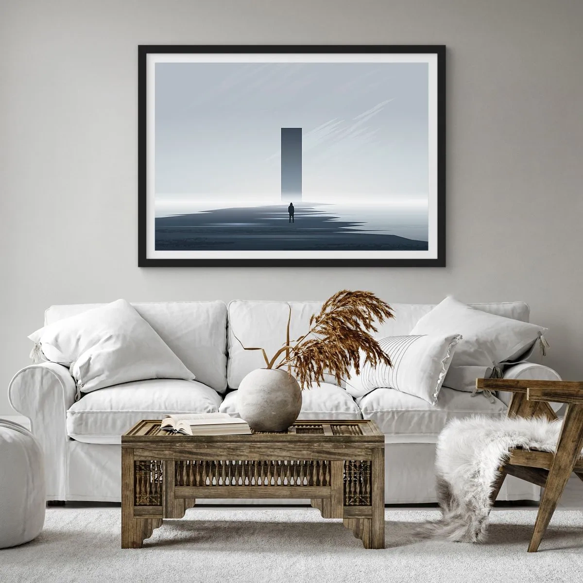 Poster in cornice nera - Opportunità o minaccia? - 91x61 cm