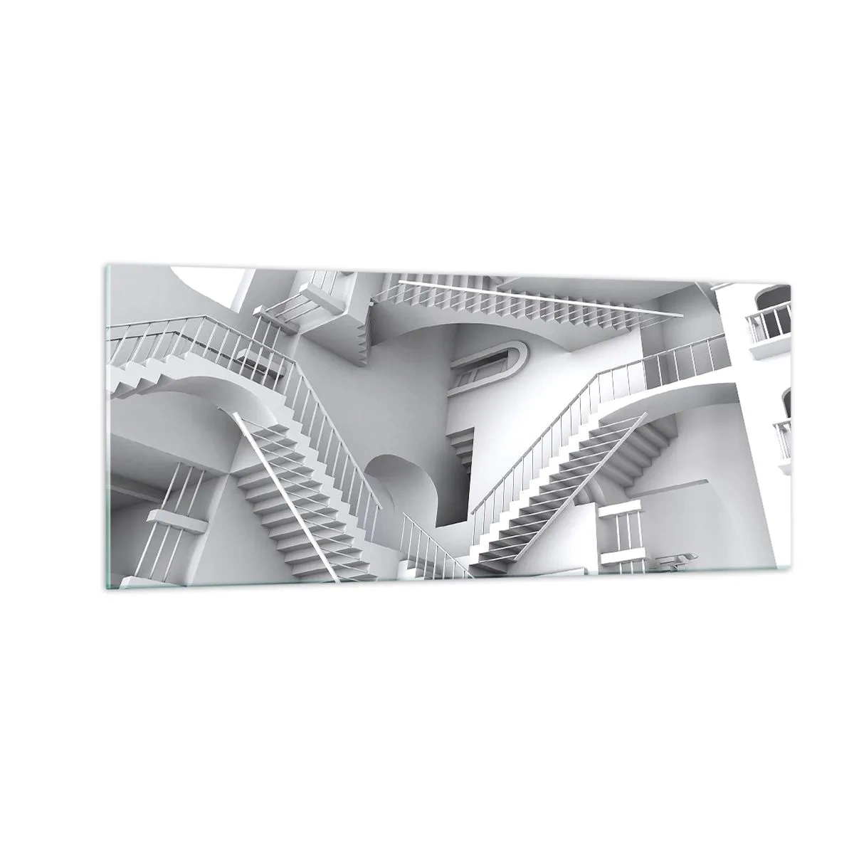 Quadro su vetro - Il paradosso dello spazio - 100x40 cm