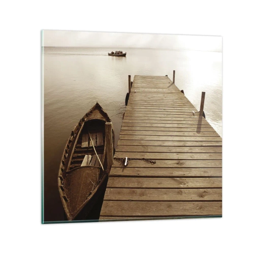 Quadro su vetro - La grande pace - 50x50 cm