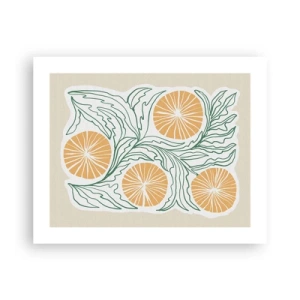 Poster - Etnicamente con una nota di astrazione - 50x40 cm