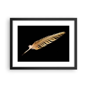 Poster in cornice nera - Non una piuma qualsiasi.... - 40x30 cm