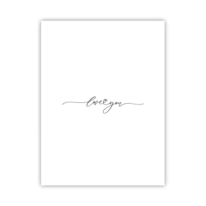 Poster - Bianco e nero - 30x40 cm