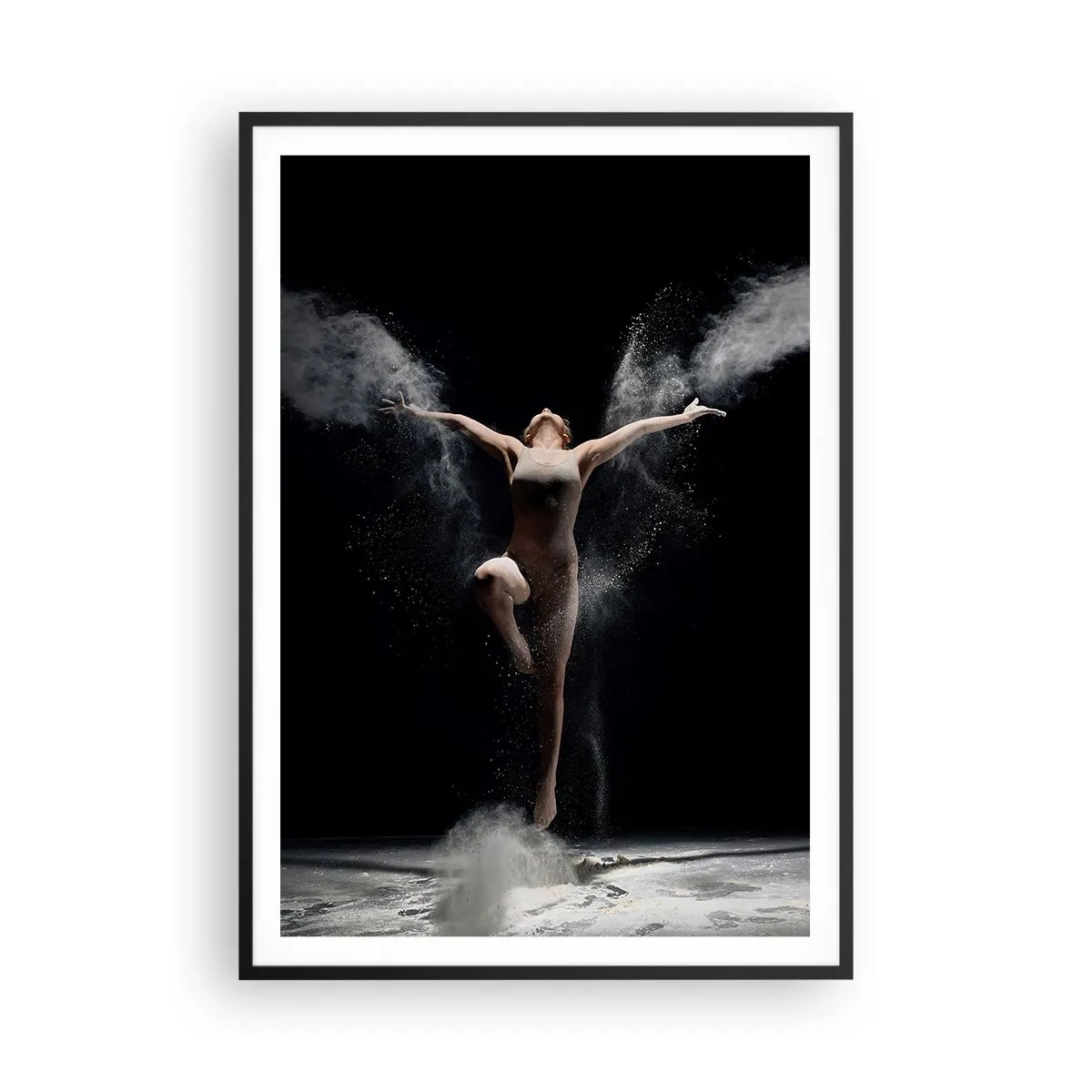 Poster in cornice nera - Gli elfi esistono - 70x100 cm