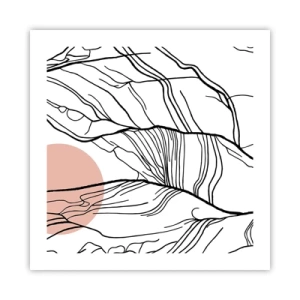 Poster - Nella rete dei rami - 50x50 cm