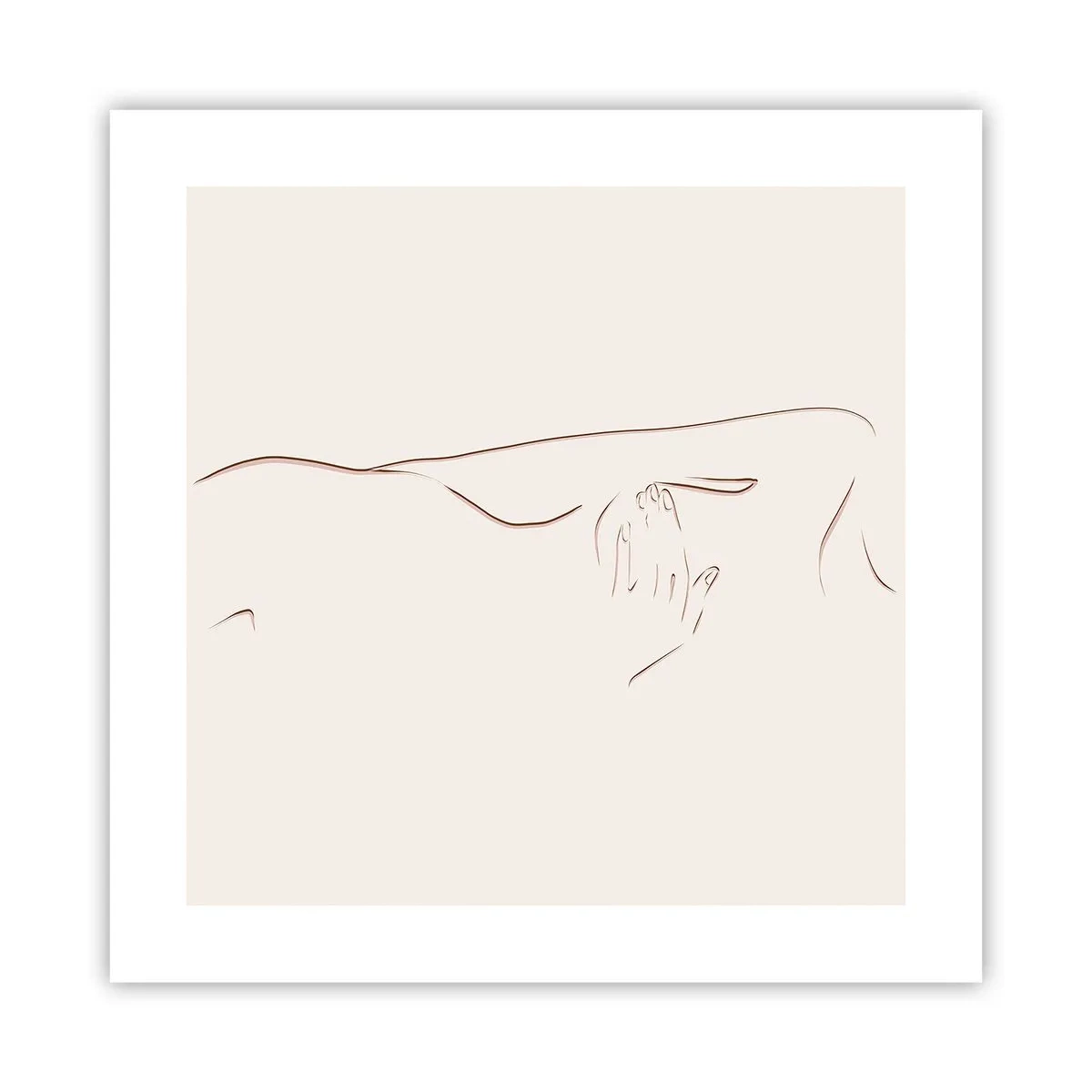 Poster - La forma del desiderio - 40x40 cm