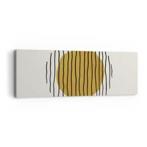 Quadro su tela - Stampe su Tela - Astrazione fremente di calore - 90x30 cm