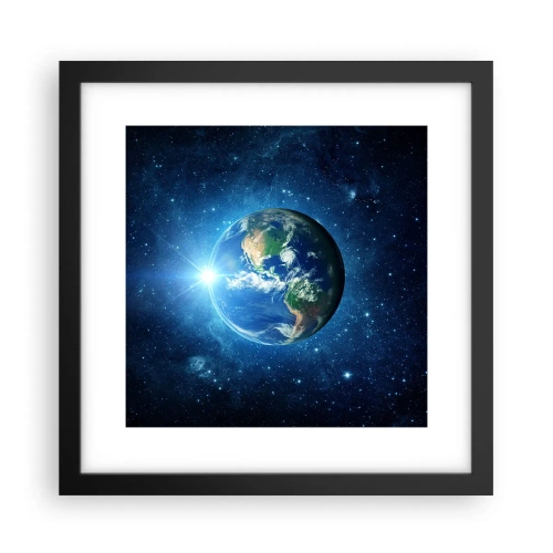 Poster in cornice nera - Siamo in cielo - 30x30 cm