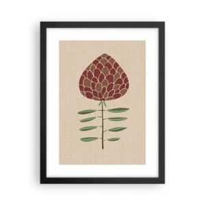 Poster in cornice nera - Che grande pigna - 30x40 cm