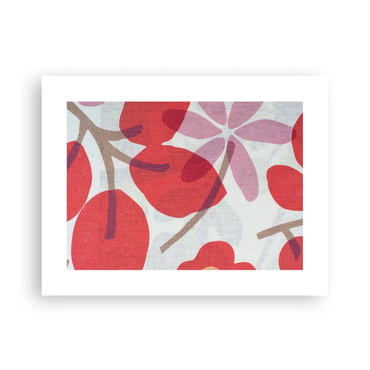 Poster - Composizione di fiori in rosa - 40x30 cm