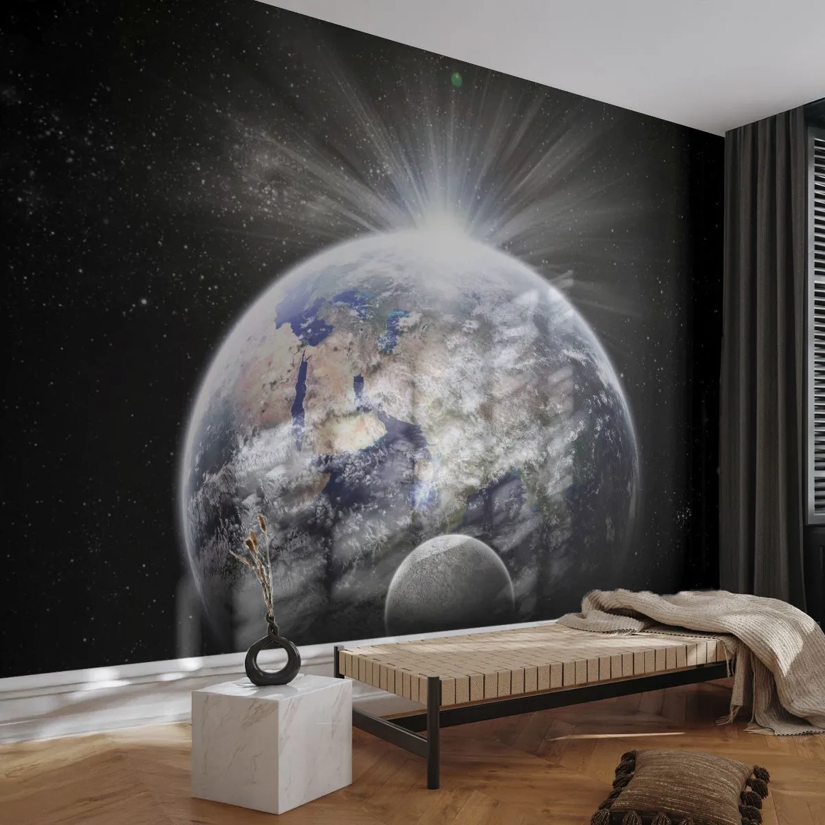 Fotomurali Premium Canvas - In pieno splendore - Astronomia, Cosmo, Galassia - 300x210 cm