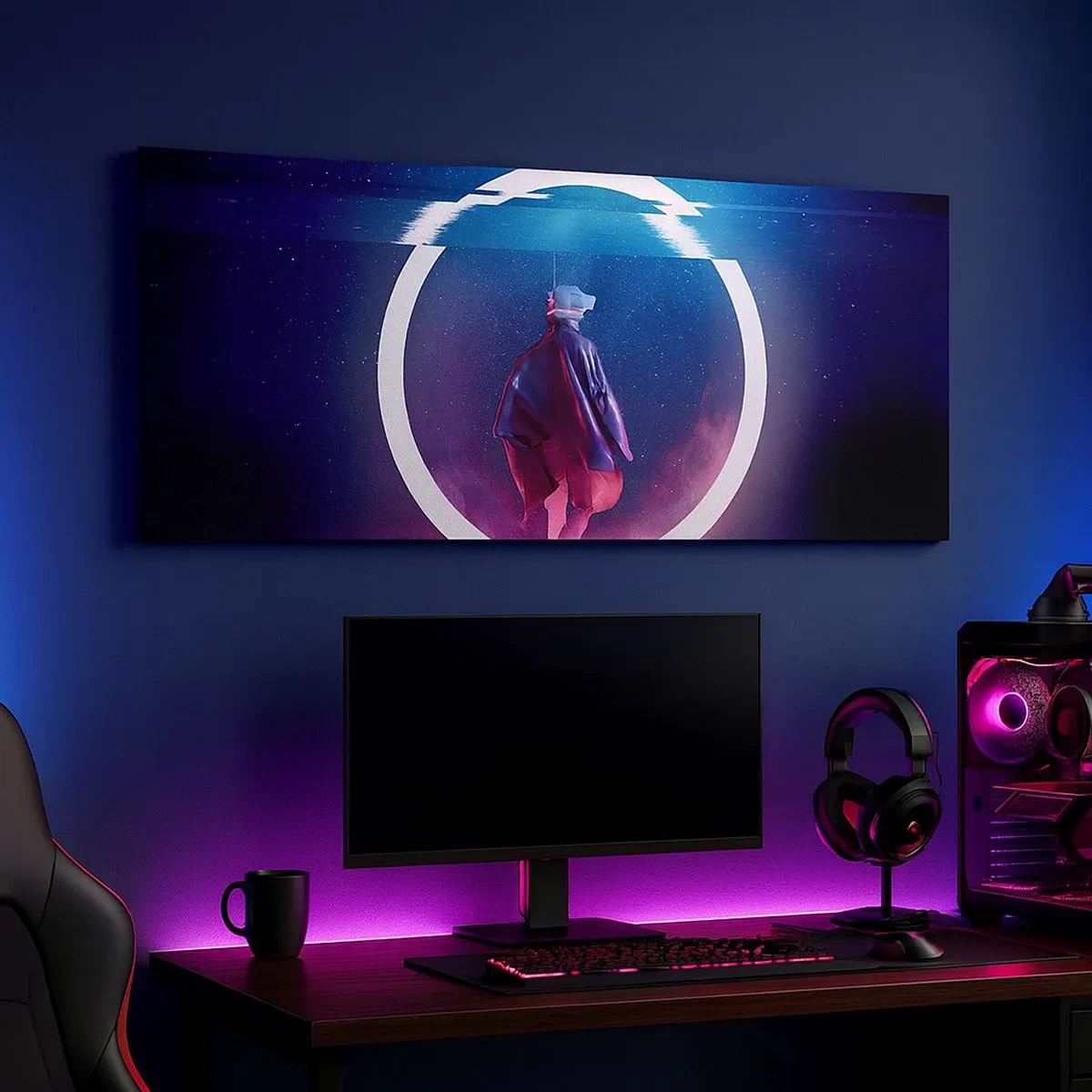 Quadro su tela - Stampe su Tela - Tra due mondi - 100x40 cm