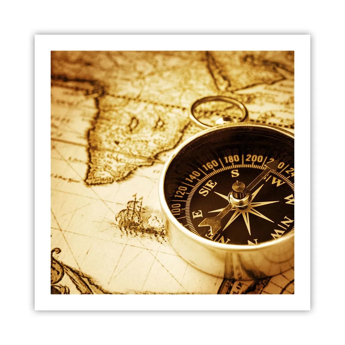 Poster - A est o a ovest? - 60x60 cm