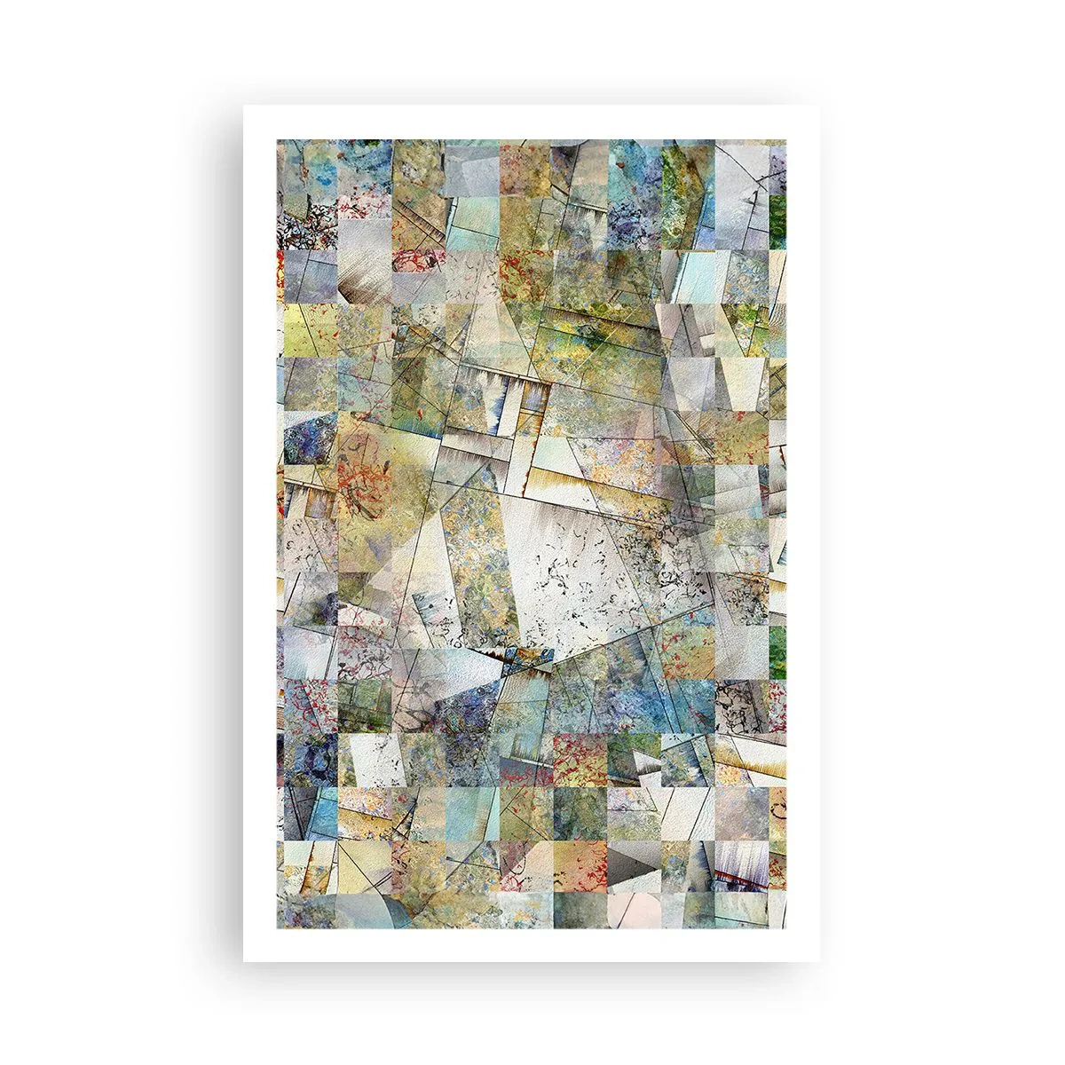 Poster - Rimpasto geometrico - 61x91 cm