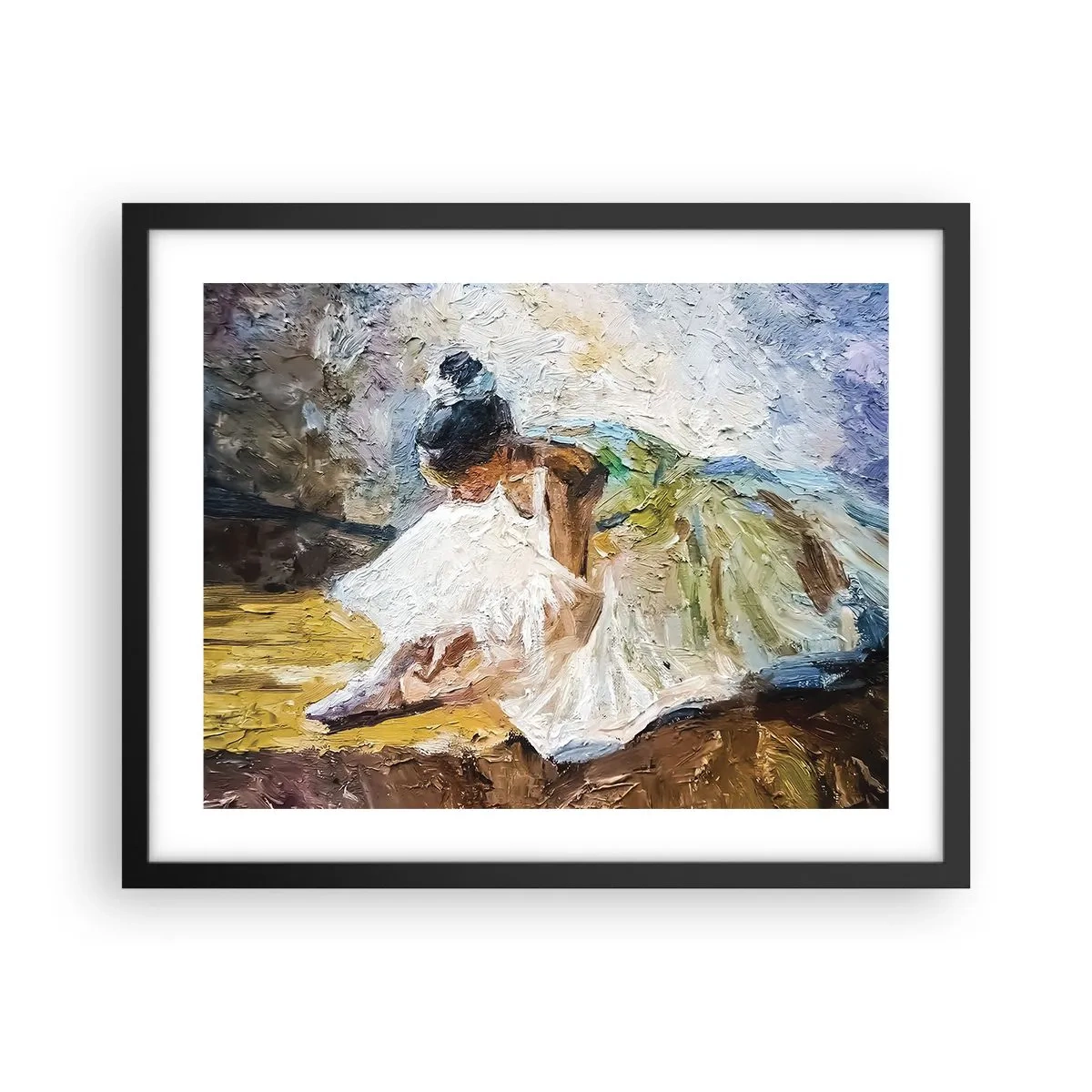 Poster in cornice nera - Dal quadro di Degas - 50x40 cm