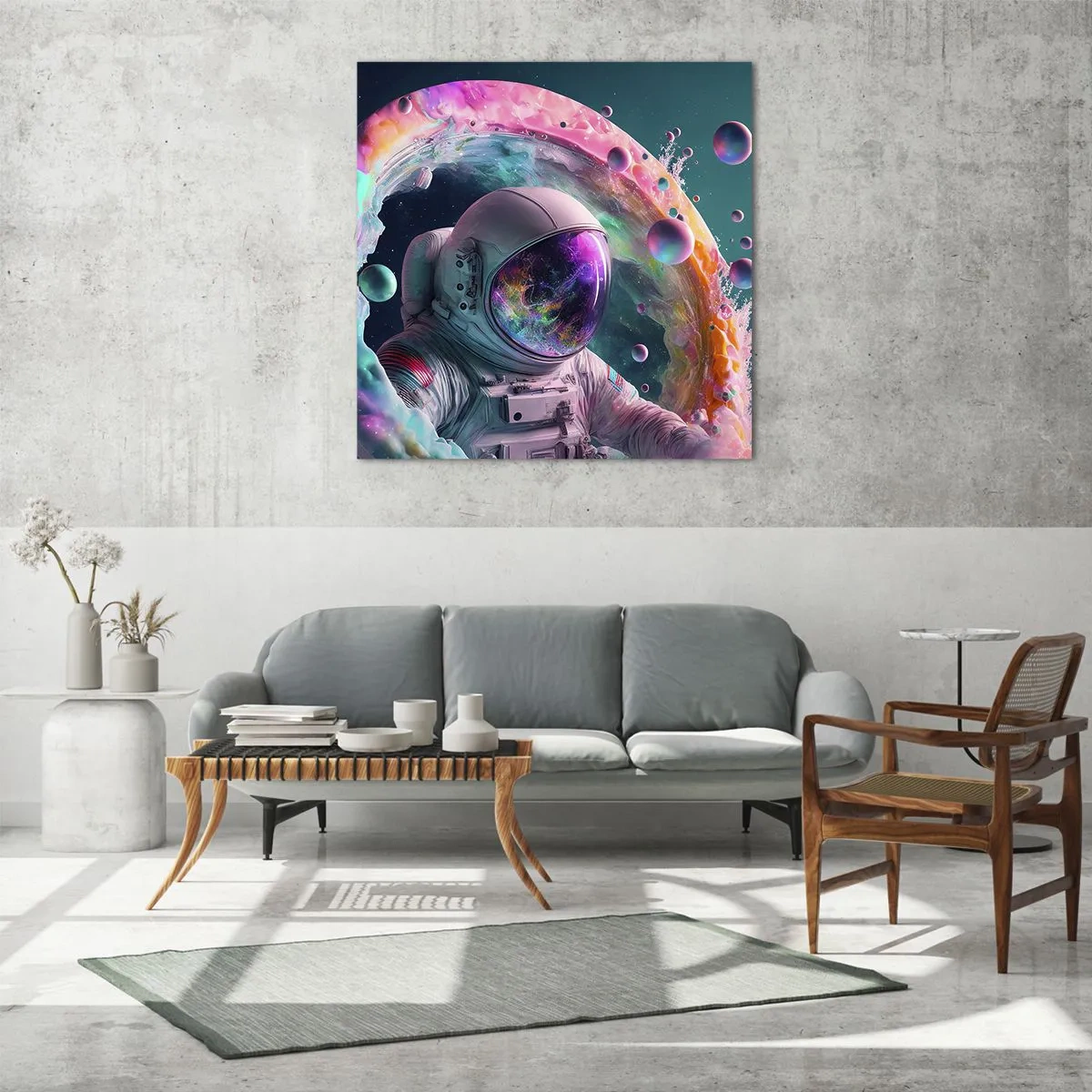 Quadro su vetro - Stargate - 50x50 cm