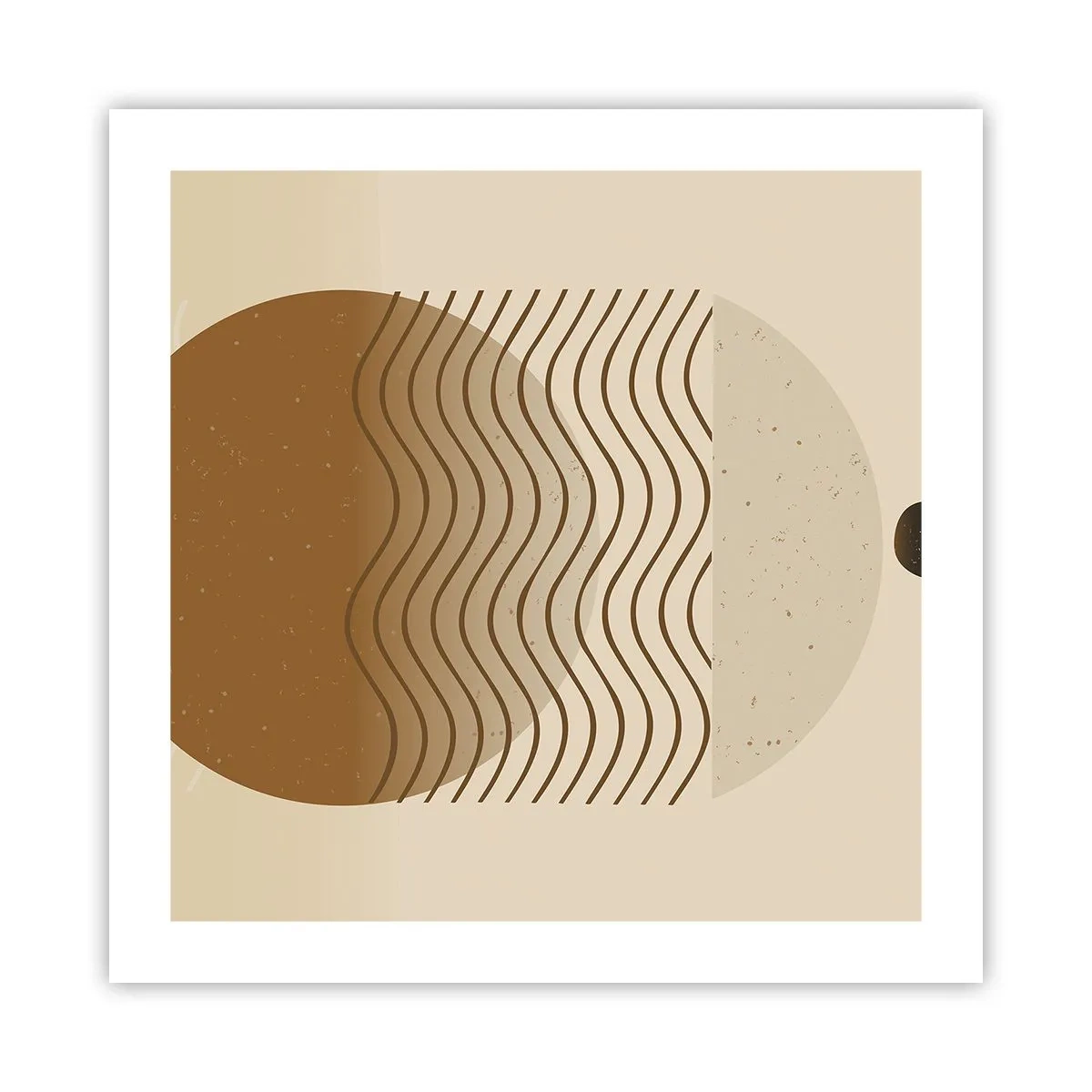 Poster - Sull'origine delle figure geometriche - 50x50 cm