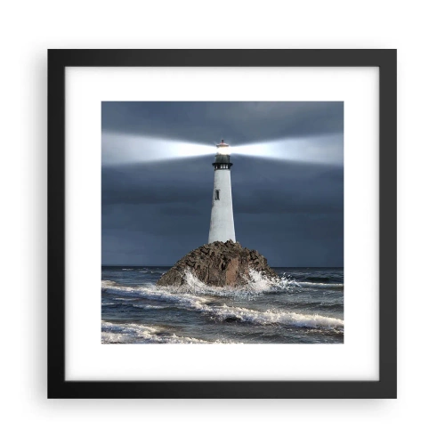 Poster in cornice nera - Qui...qui... qui! - 30x30 cm
