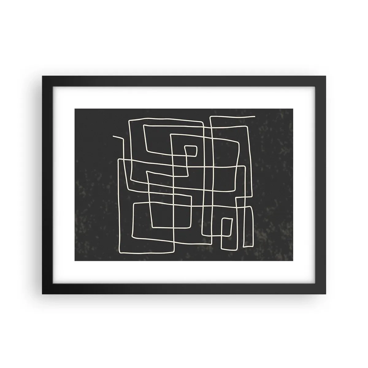 Poster in cornice nera - Non è così semplice - 40x30 cm