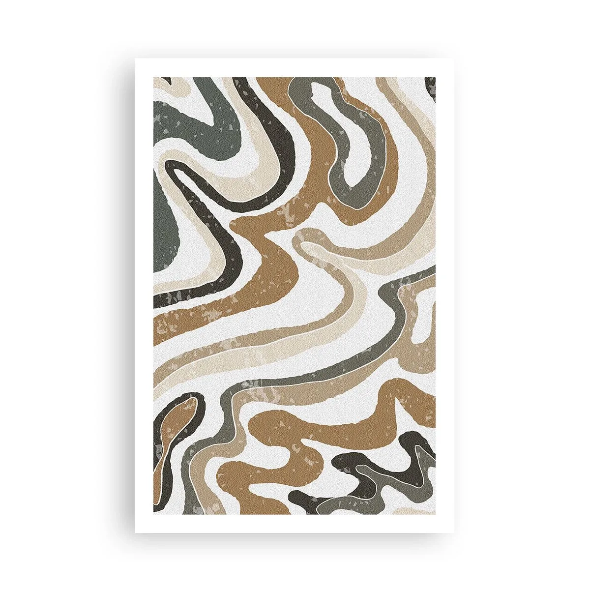 Poster - I meandri dei colori della terra - 61x91 cm