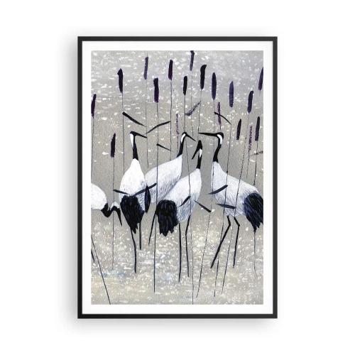 Poster in cornice nera - Tra i suoi - 70x100 cm