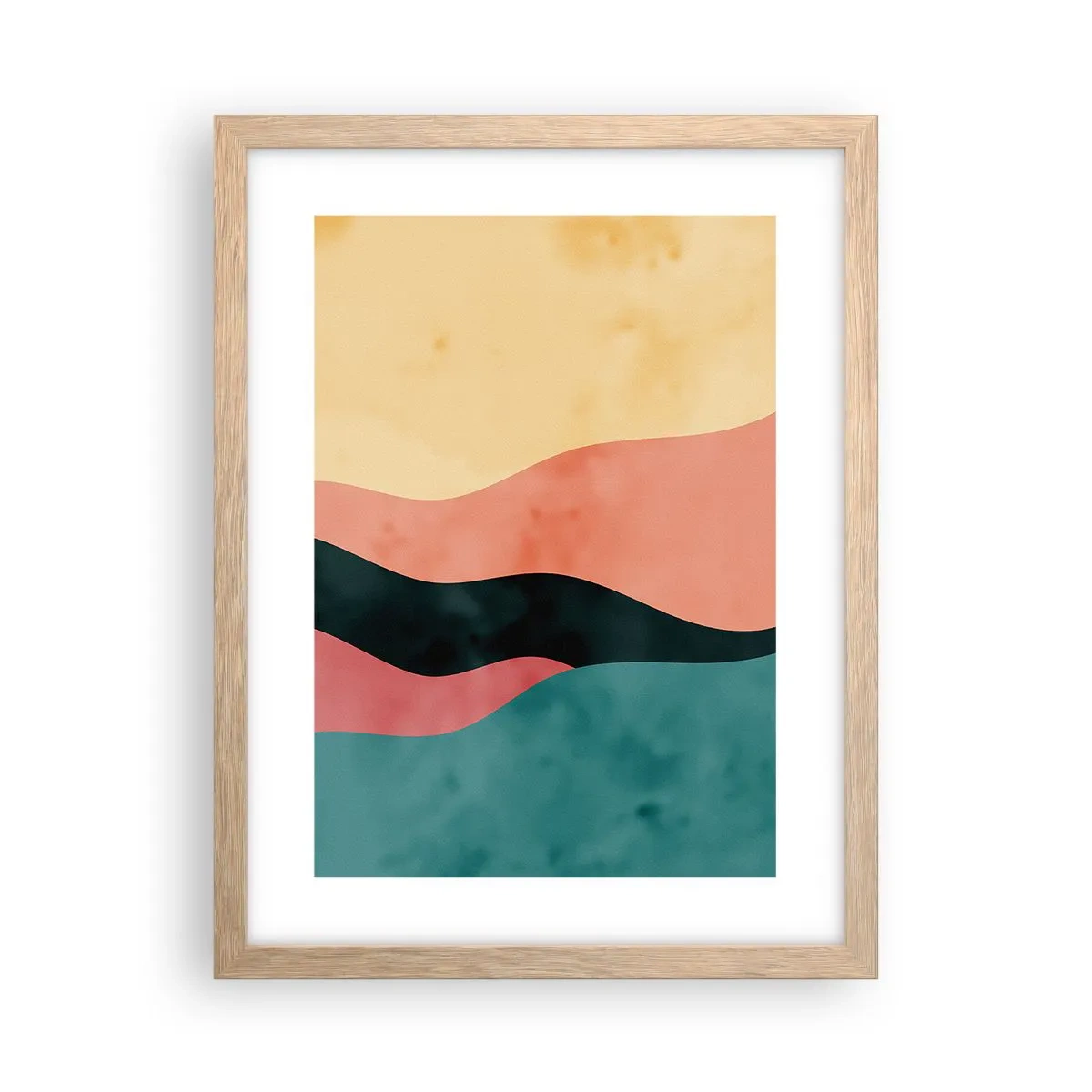 Poster in cornice rovere chiaro - Difformità conforme - 30x40 cm