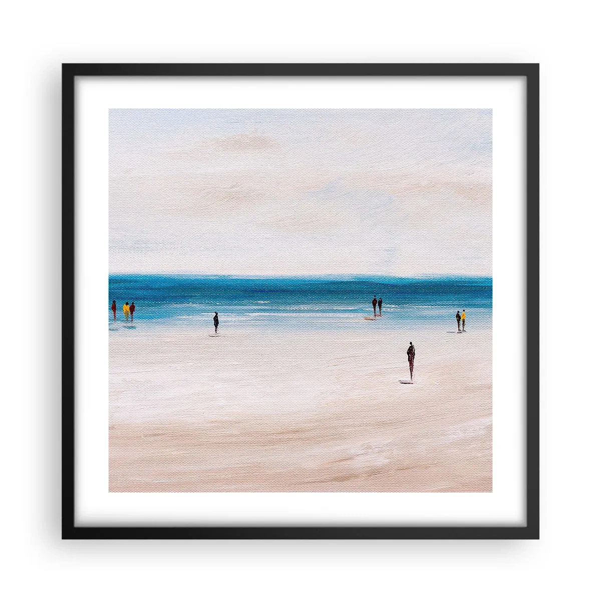 Poster in cornice nera - Un bisogno naturale - 50x50 cm