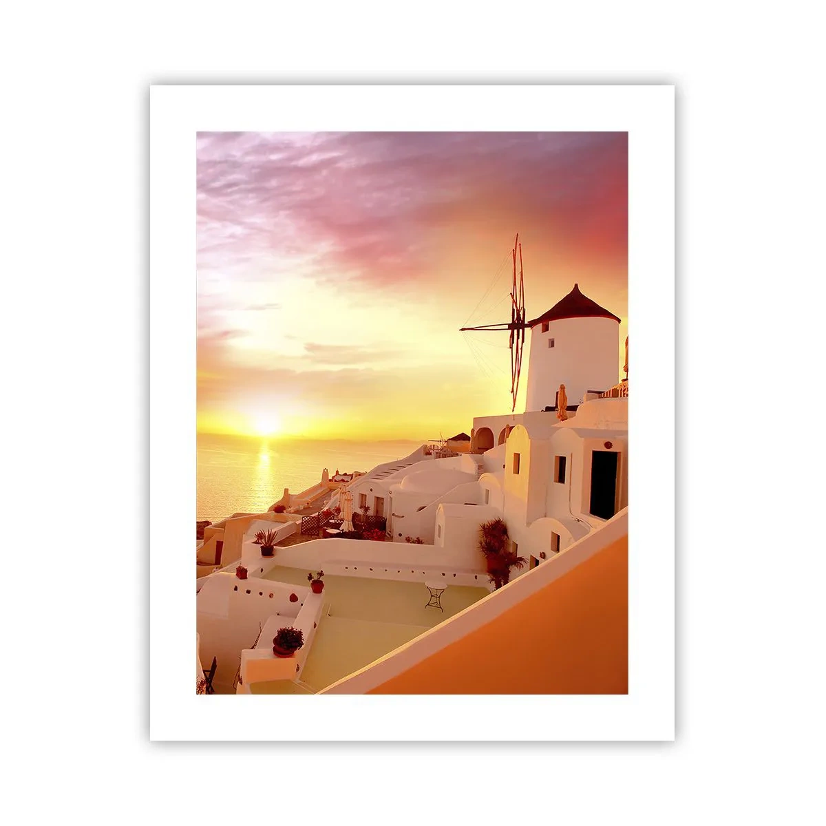 Poster - Sciogliersi nel bianco e nell'oro - 40x50 cm