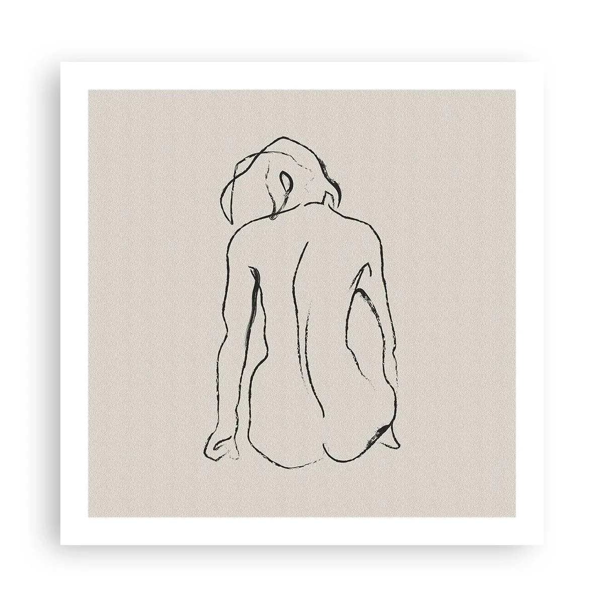 Poster - Nudo di ragazza - 60x60 cm