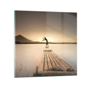 Quadro su vetro - Prima del riposo - 40x40 cm