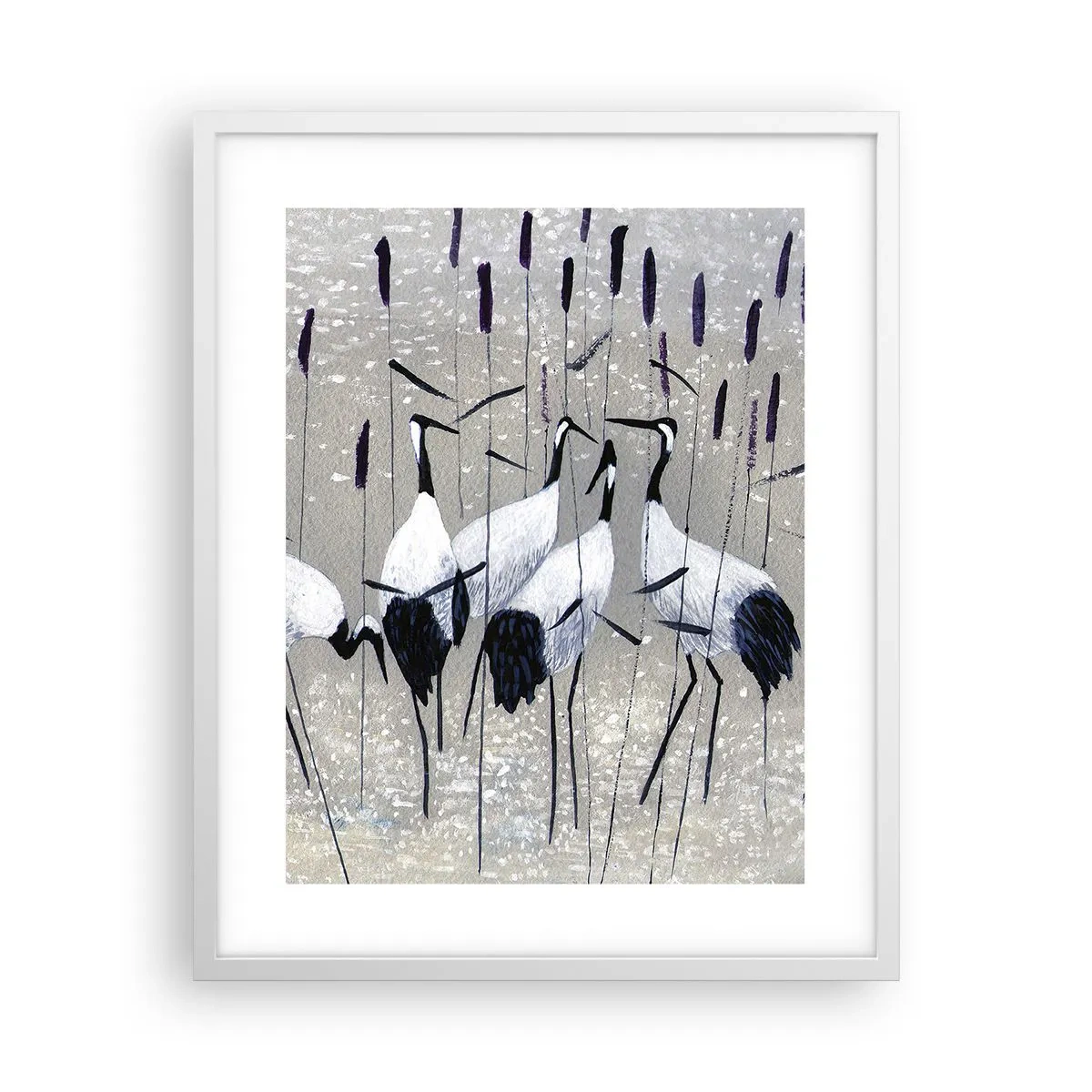 Poster in cornice bianca - Tra i suoi - 40x50 cm