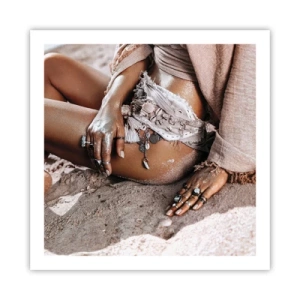 Poster - Gettata dalle onde? - 60x60 cm